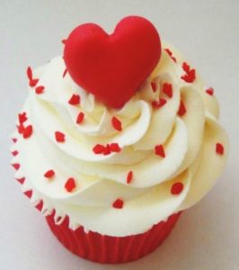 Valentines Day Cupcakes Vanilla